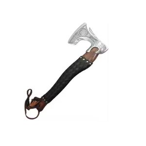 Hache longue faite à la main de haute qualité en acier au carbone forgé unique avec lame tranchante de qualité industrielle - Product Image 2