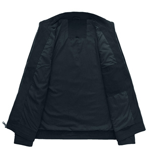 Canvas Cotton Jacket for Men Custom Logo Design <b>Stand</b> Collar <b>Work</b> Wear Men's Jackets Casual Fashion Travelling Winter Jacket - Product Image 3