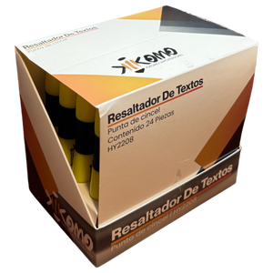 Marcador de texto grueso amarillo - Product Image 1