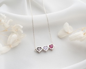 สร้อยคอรูปหัวใจทำจากสเตนเลสสตีลสำหรับกล่องของขวัญของขวัญของขวัญสำหรับคุณแม่ผู้หญิงวันเกิด - Product Image 2