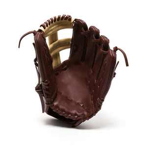 Ropa deportiva juvenil Base de alta calidad y guantes de béisbol de entrenamiento de cuero de vaca hechos a medida - Product Image 1