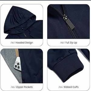 Conjunto Deportivo Personalizado con Logotipo, Transpirable, Otoñal, 100% Algodón, con Cremallera, para Hombre, Ecológico, Subido por Dress Sports - Product Image 5