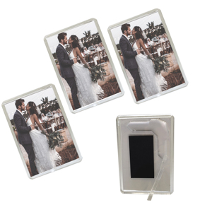 Clear Color Mini Plastic Magnetic para <span class=keywords><strong>Polaroid</strong></span> Picture Frame Fridge-Magnetic ABS Mini Frame para <span class=keywords><strong>fotos</strong></span> - Product Image 2