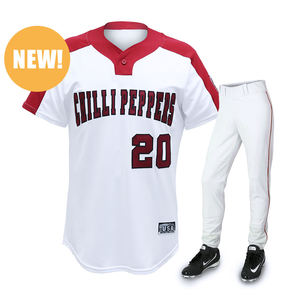 Uniformes de baseball personnalisés haut de gamme Lamron LI-BU-05 pour hommes, imprimés par sublimation, manches courtes, pour adultes/enfants/jeunes - Product Image 3