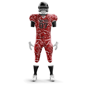 Uniformes de fútbol americano de la mejor calidad, diseños personalizados, impresión sublimada, secado rápido, transpirable, uniforme de fútbol americano - Product Image 5