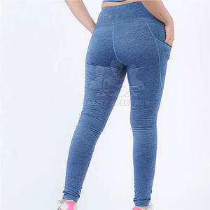 Leggings de yoga pour femmes, taille haute, décontractés, respirants, sans couture, écologiques, pour la salle de sport, le fitness, l'entraînement, vêtements de sport longs - Product Image 3