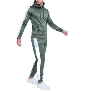 Survêtement Slim Fit pour homme, survêtement uni 100% coton, avec logo personnalisé, nouveau style, survêtement respirant décontracté pour homme - Product Image 3
