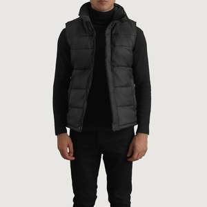 Chaleco Acolchado Negro Bryan para Deportes al Aire Libre - Product Image 1