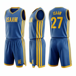 ISAAMWEARS Custom Basketball Uniform Sportswear-Alta calidad 100% Poliéster Personalizable Colores y Diseños Mejores Precios - Product Image 1