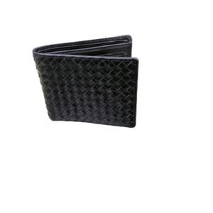 Hot Sale Boho Style Bi-fold Genuine Leather Women's <b>Wallet</b> Black Custom Logo <b>RFID</b> Multiple Card Slots Zipper Closure Embroidery - Product Image 1