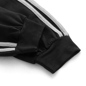 Nouveauté : sweat-shirt à capuche court pour homme, personnalisé, décontracté, sweat-shirt à capuche et sweat-shirt, pull à capuche court surdimensionné, logo sur le devant, 100% coton - Product Image 4