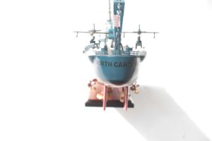 ARTISANAT EN BOIS USS NORTHH CAROLIINA MODÈLE DE NAVIRE-MODÈLE DE NAVIRE D'AFFICHAGE POUR DÉCOR NAUTIQUE-MODÈLE DE BATEAU EN BOIS AVEC SUPPORT DE PRÉSENTATION - Product Image 6