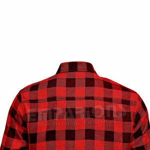 เสื้อสักหลาดลายตารางสีแดงและสีดำ,เสื้อสำหรับนักขี่จักรยาน - Product Image 5