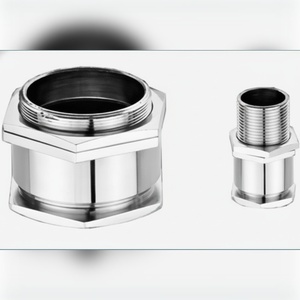 Presse-câble à compression simple en laiton nickelé, service moyen, 2,50 mm, IP66, étanche en usine, 2 filetages métriques NPT PG BSP - Product Image 5