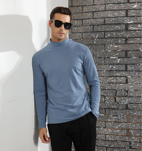 <b>Men's</b> Vintage <b>Animal</b> Print Slim Fit Long Sleeve Anti-Wrinkle 100% Bamboo Fiber T-Shirts High Quality Export Goods Bangladesh - Product Image 5