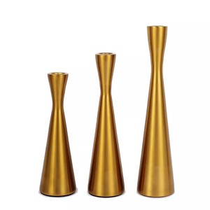 Chic <b>Tall</b> Metal Candle Holder for Minimal Home Decor and Elegant Wedding <b>Table</b> Styling with Premium Decorative Design - Product Image 2