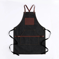 Tablier de chef sans manches en toile robuste, personnalisable avec logo, pour styliste, barbecue, bar, boutique, café, salon de beauté, studio de manucure, uniforme