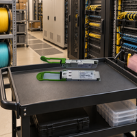 FTLC1157RGPL6-FB 100G QSFP28 CWDM4 2km dengan Modul Transceiver Optik hostFEC