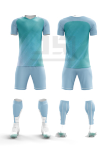 Uniforme de Fútbol Personalizado, Uniforme Deportivo de Fútbol, Transpirable, que Absorbe la Humedad, Jersey y Pantalones Cortos 100% Poliéster para Liga - Product Image 4