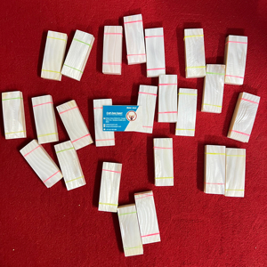 Escala cuadrada pulida de nácar natural, 100x38x2mm, arte de estilo náutico y zona de artesanía coleccionable, exportación desde la India - Product Image 5