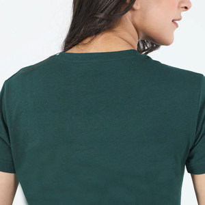 El mejor fabricante de Pakistán, venta al por mayor, camiseta para mujer, Camiseta con estampado personalizado, Camiseta deportiva de manga corta ajustada - Product Image 3