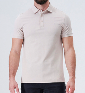 Chemise en tricot solide à manches longues pour hommes pour la course à pied Golf Fitness-100% Coton Slim Fit Respirant - Product Image 3