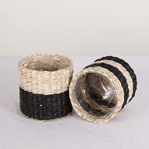 Low cost seagrass pot planter wholesale christmas <b>ornament</b> sea grass planters <b>for</b> home decor - Product Image 4
