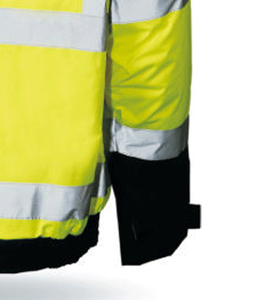High Visibility <b>Safety</b> Jacket <b>Reflective</b> Workwear Waterproof Windproof Construction Outdoor Winter Coat - Product Image 5