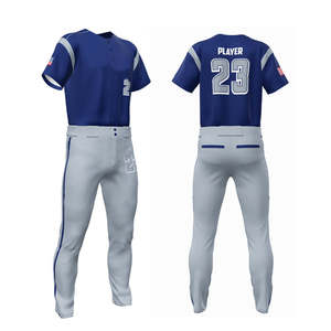 Dernier modèle d'uniforme de baseball personnalisé avec logo, respirant, à séchage rapide, antibactérien, écologique, imprimé par sublimation, motif de personnage, taille plus - Product Image 1