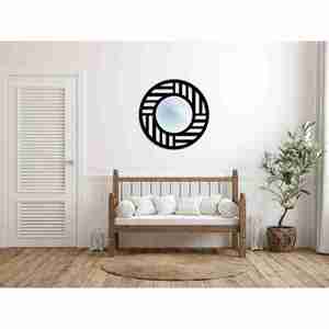 Miroir rond en métal de luxe le plus vendu avec fabricant et exportateur de cadre de haute qualité avec prix pour une utilisation murale - Product Image 2