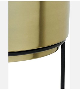 Jardinière décorative en métal avec support Fournitures pour la maison et le jardin Jardinière de sol en fer Décoration de plantes de table de mariage Pots de jardinière - Product Image 6