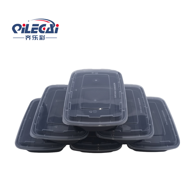 High Quality New Disposable Rectangular Square Plastic Microwave Food Container Factory Self-Sold at Low Price for Takeaway Home