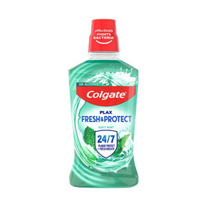 Experimente una frescura suave y una limpieza efectiva con el enjuague bucal Colgate 250ml Plax Soft Green - Product Image 2