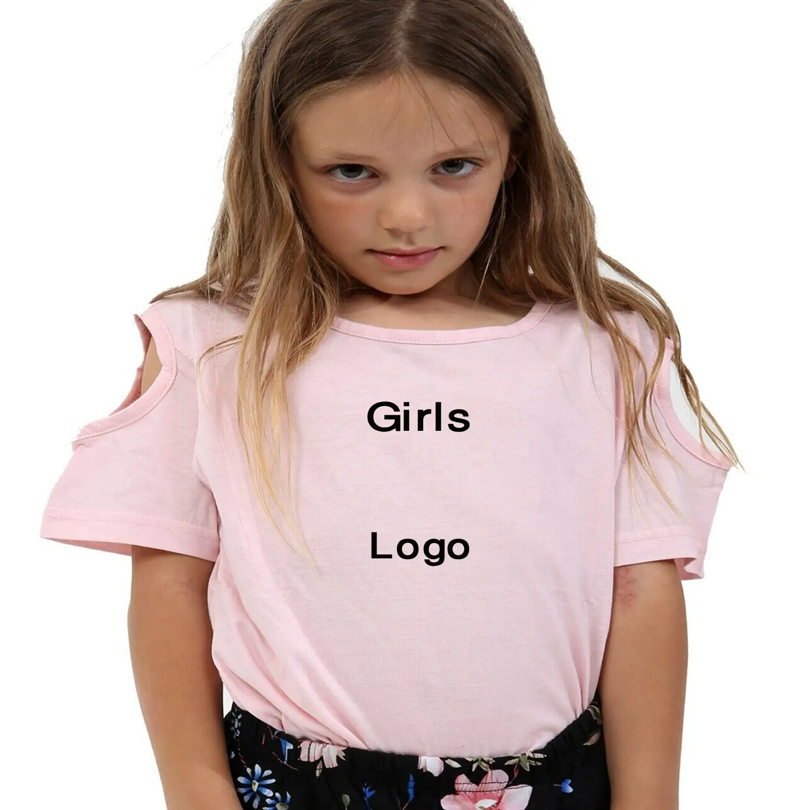 Kızlar t shirt moda giyim çocuk çocuk desen giyim seti bebek kız elbiseler klasik küçük kızlar Tops T-shirt BD