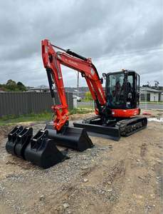 Kubota-Pala cargadora de oruga delantera de baja hora con caja de cambios de cilindro hidráulico Huade, núcleo de cojinete de motor KOBOTA PLC - Product Image 4