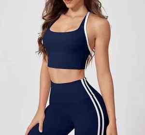Conjunto personalizado de yoga y gimnasio de cintura alta para mujer, ropa deportiva, ropa de entrenamiento para mujer - Product Image 2
