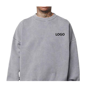 เสื้อสเวตเตอร์คอตตอนผสมสำหรับผู้ชายชุดปักลายสำหรับฤดูหนาวสวมใส่สบายระบายอากาศได้ดีสไตล์ลำลอง - Product Image 3