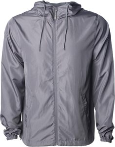 Vestes coupe-vent pour hommes en tissu nylon imperméable, logo personnalisé, broderie, impression de logo, OEM, coupe-vent personnalisé noir - Product Image 3