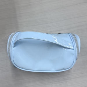 Fashion PVC Zipper <b>Cosmetic</b> Bag Soft Handle-Waterproof Multi-Purpose Travel Storage <b>Organizer</b> (Medium Capacity) - Product Image 4