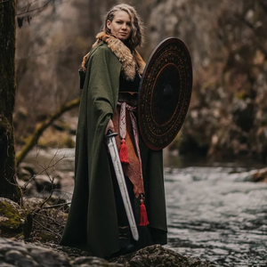 โล่ไวกิ้งโล่ตกแต่งบ้านโล่ทำด้วยมือโดยหัตถกรรม Calvin - Product Image 4