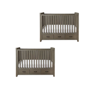 Lit pour bébé en bois massif de haute qualité moderne blanc et noir lit pour enfants style américain prix de gros original d'Indonésie - Product Image 4