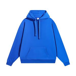 เสื้อฮู้ดผ้าฟลีซเก็บความร้อนของผู้ชายผ้าฝ้าย100% มีฮู้ดซับในดีไซน์กันลมและระบายอากาศได้ดี - Product Image 4