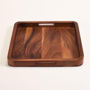 <b>Large</b> Handmade Wooden Serving <b>Tray</b> Unique Designer Customized Shape Platter for Kitchen Home Use Food Serving - Product Image 4