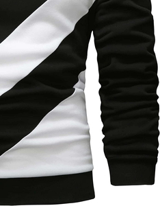 Venta al por mayor de sudaderas con logotipo personalizado para los hombres de moda patrón sólido sudaderas con capucha con cuello sudor para el invierno - Product Image 5