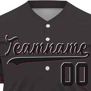 Jersey de béisbol de calidad superior para hombre, diseño cómodo y transpirable, logotipo personalizado/color, últimos estilos para ropa de softball - Product Image 4
