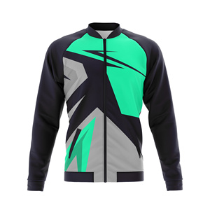 Veste de sport à fermeture éclair intégrale pour un vêtement de sport respirant |   Chaud, respirant, séchage rapide |   Tailles Homme Femme Jeunesse |   Veste d'entraînement - Product Image 5