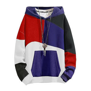 เสื้อมีฮู้ดแบบสวมหัวมีหลายสีสำหรับผู้ชายเสื้อกันหนาวมีฮู้ดทรงโอเวอร์ไซส์โลโก้ - Product Image 5