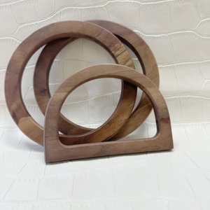 Chất Lượng Cao Óc Chó Thông Tư Gỗ Xử Lý Dệt Túi Tự Làm Thông Tư Gỗ Xử Lý Cổ Bằng Gỗ Thông Tư Tay Vòng Lặp - Product Image 2