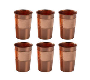 Gobelet moderne fini en cuivre personnalisé de haute qualité 400ml verre à bière fabriqué à la main produit d'exportation de tasse à boire - Product Image 6