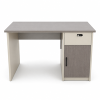 Bureau de direction moderne en bois de 1200 mm avec tiroir verrouillable, table d'ordinateur pour poste de travail commercial